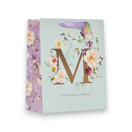 Picture of M IS FOR MUM XL GIFT BAG